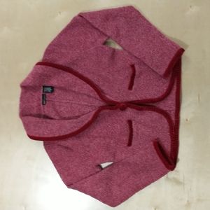Red sweater jacket